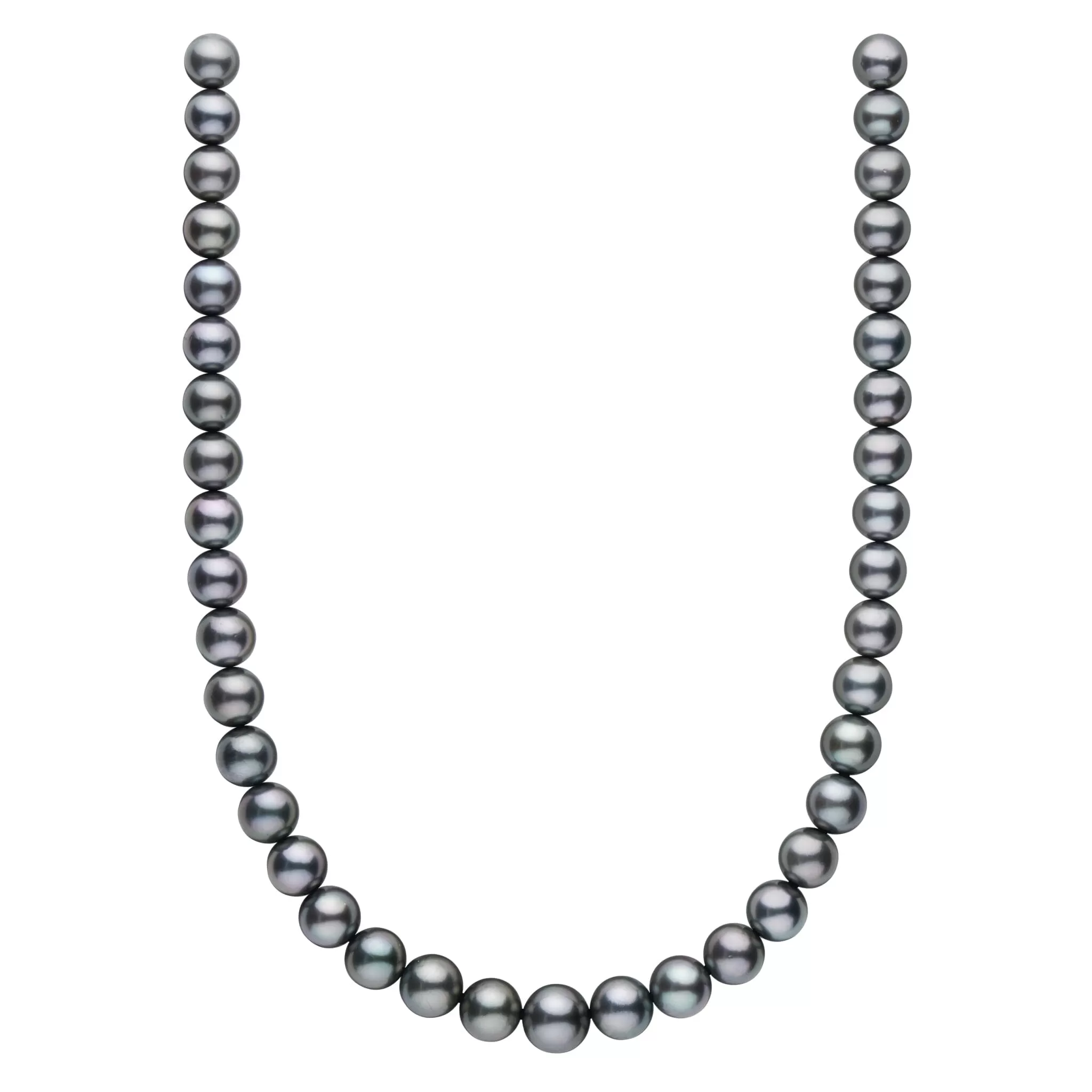 10.0-12.4 mm AA /AAA Tahitian Round Pearl Necklace