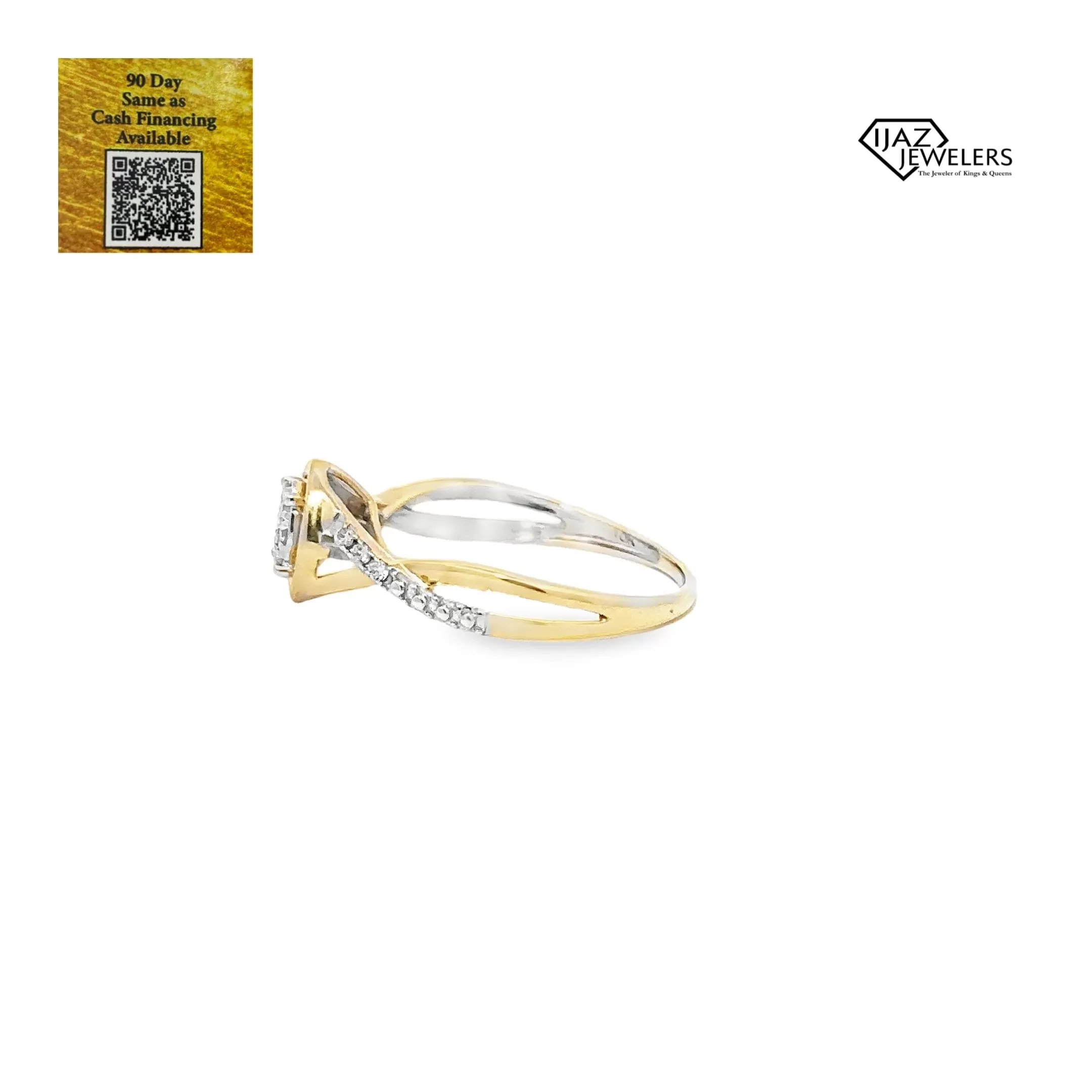 10K Gold 0.13 CTW Diamond Ladies Ring