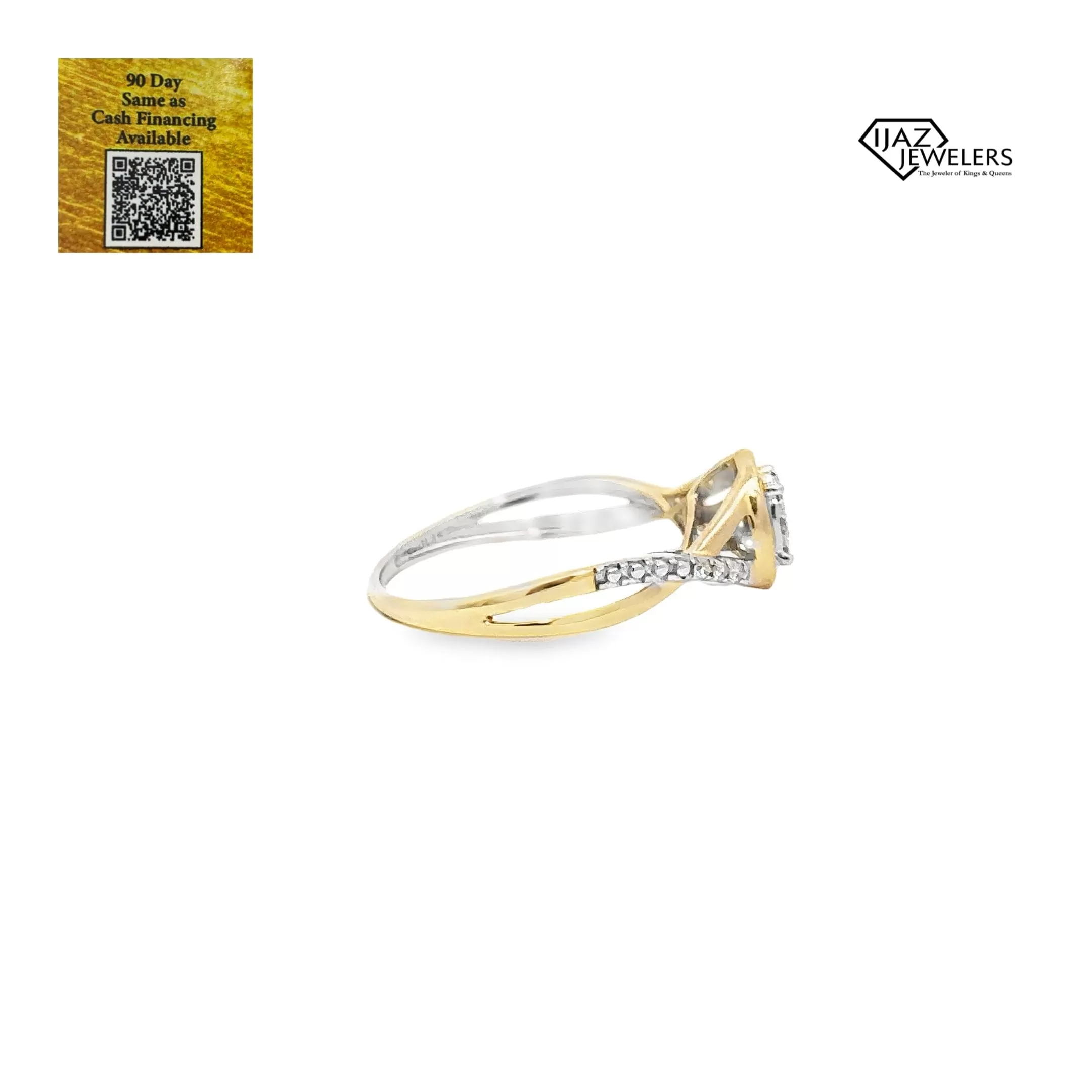 10K Gold 0.13 CTW Diamond Ladies Ring