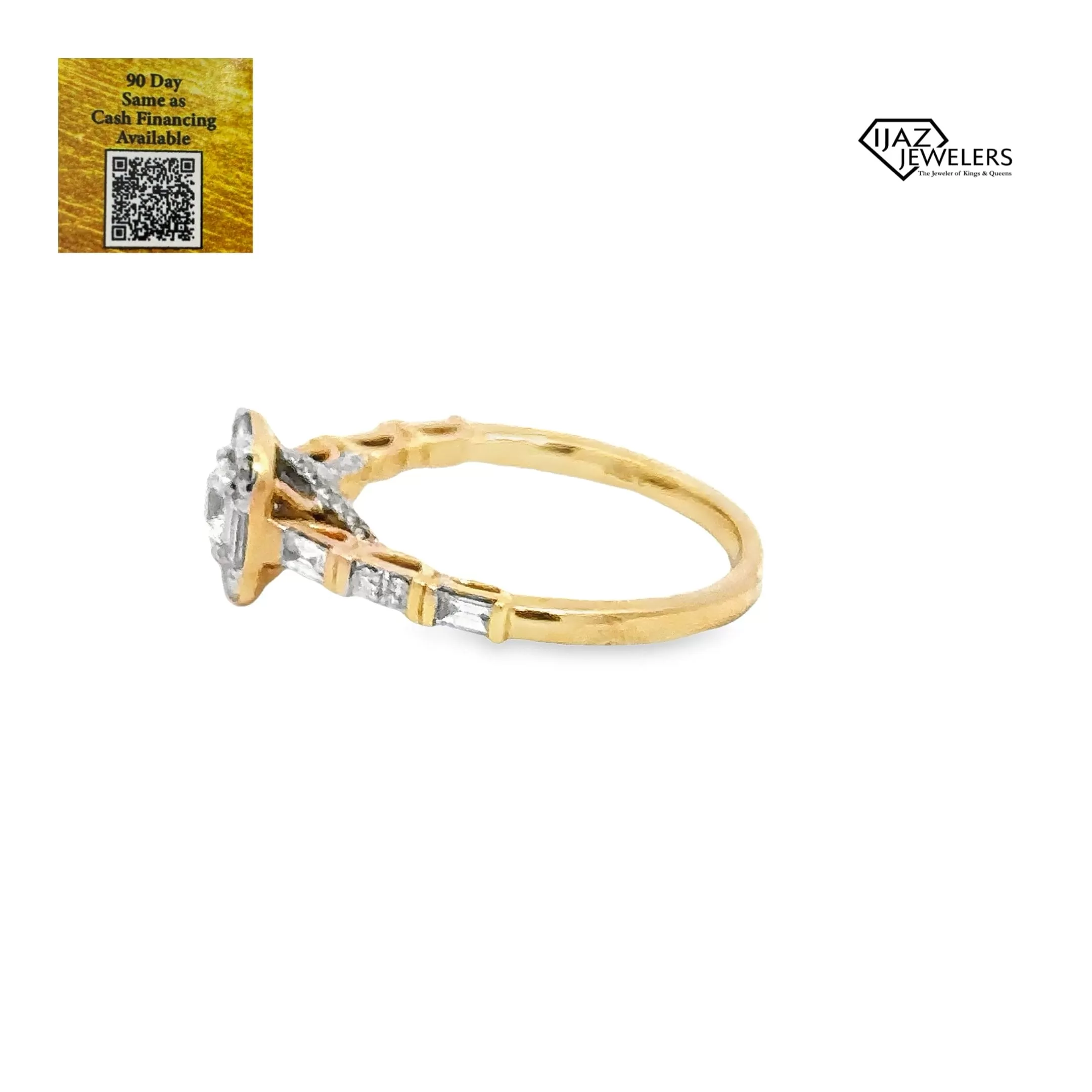 14K Gold 0.90 CTW Diamond Ladies Ring