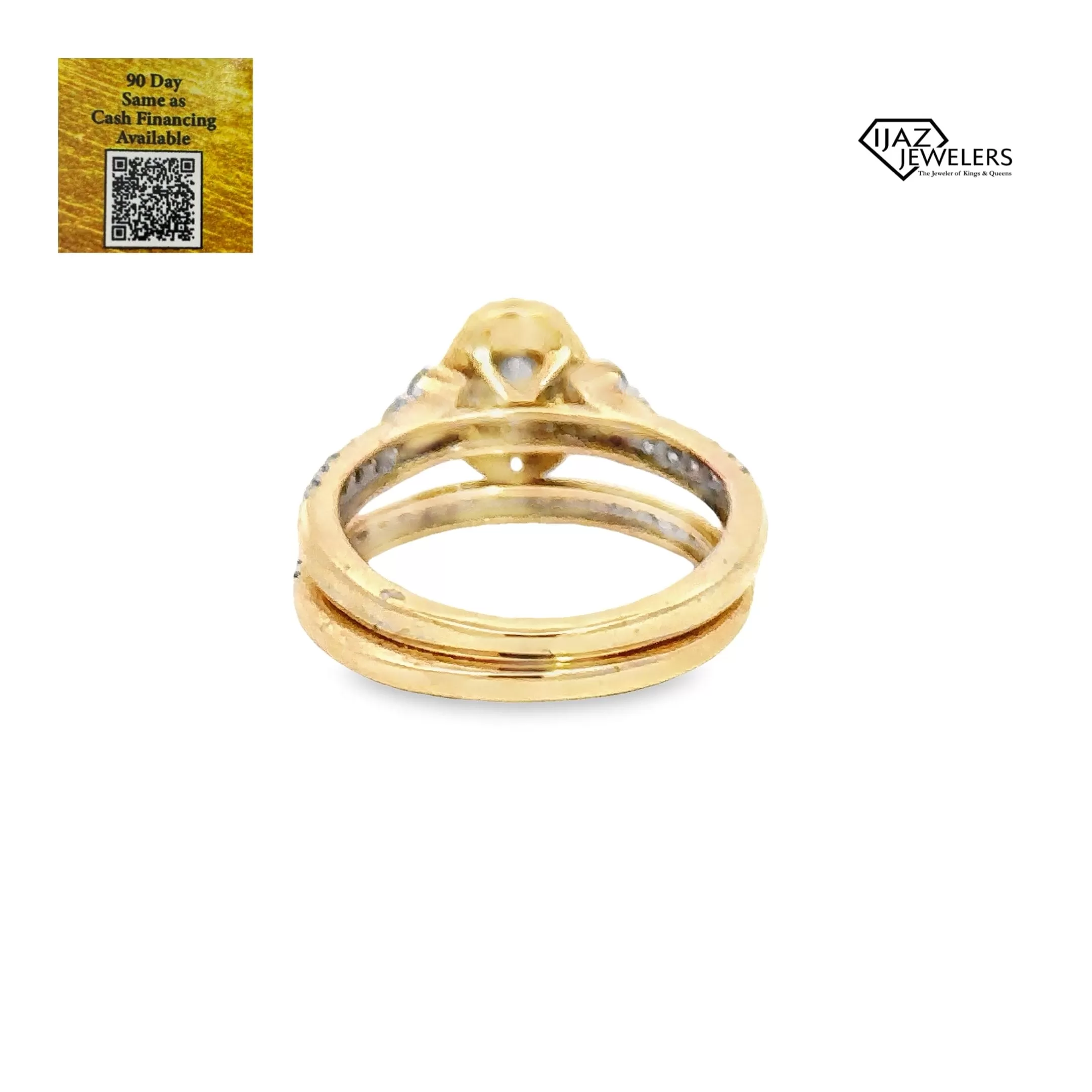 14K Gold 1.00 CTW Diamond Ladies Wedding Set