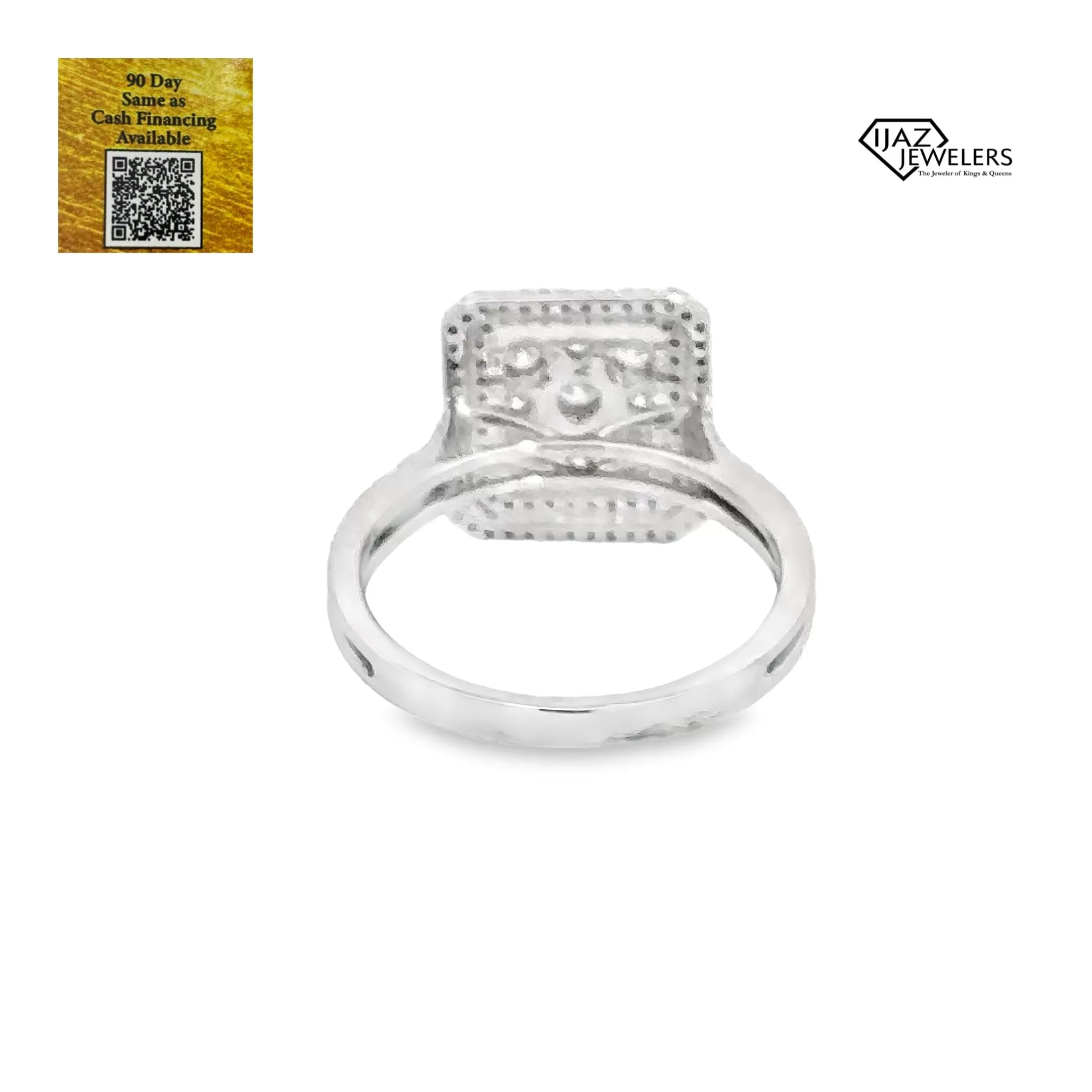 14K White Gold 0.50 CTW Diamond Ring