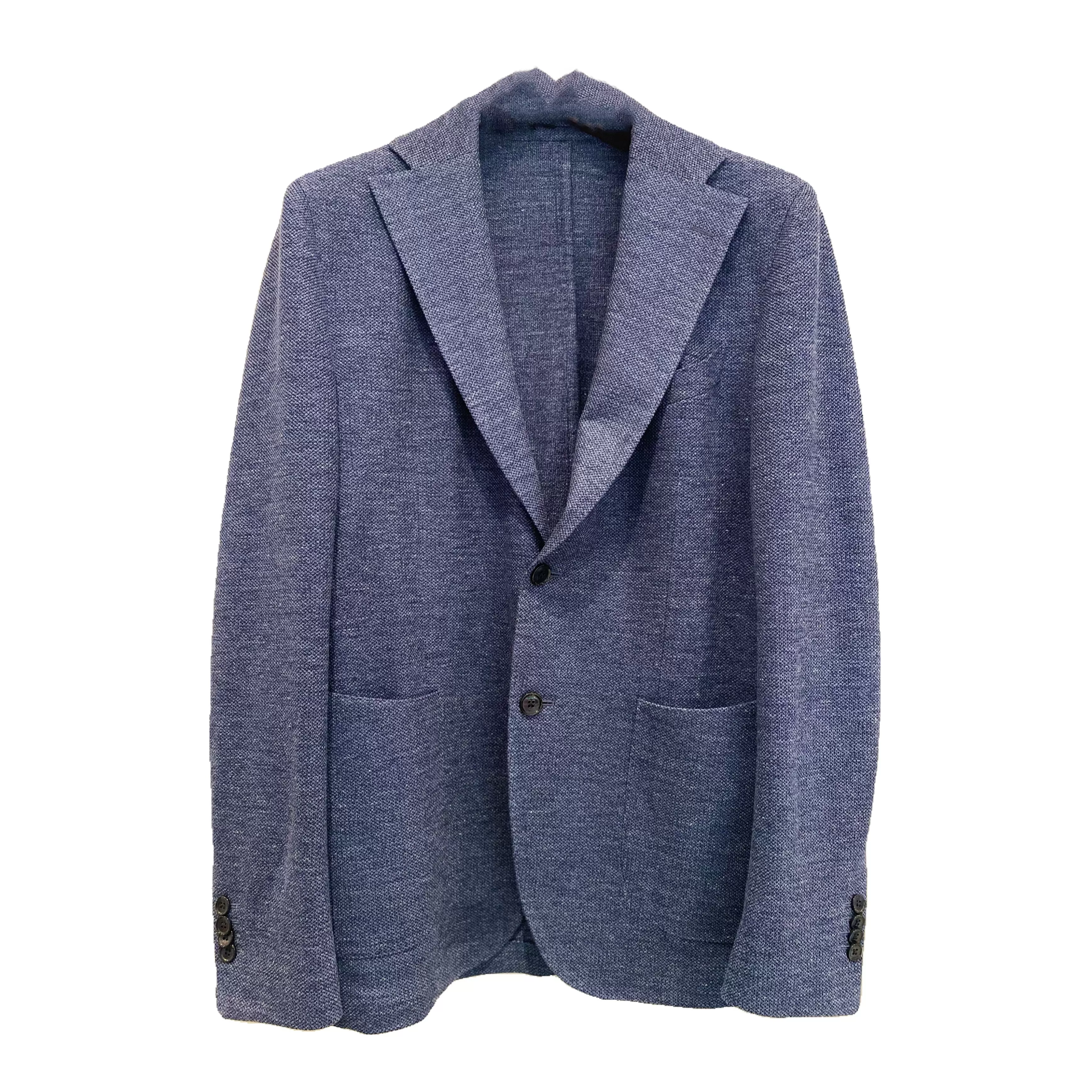 15757 TEXTURED BLAZER BLUE