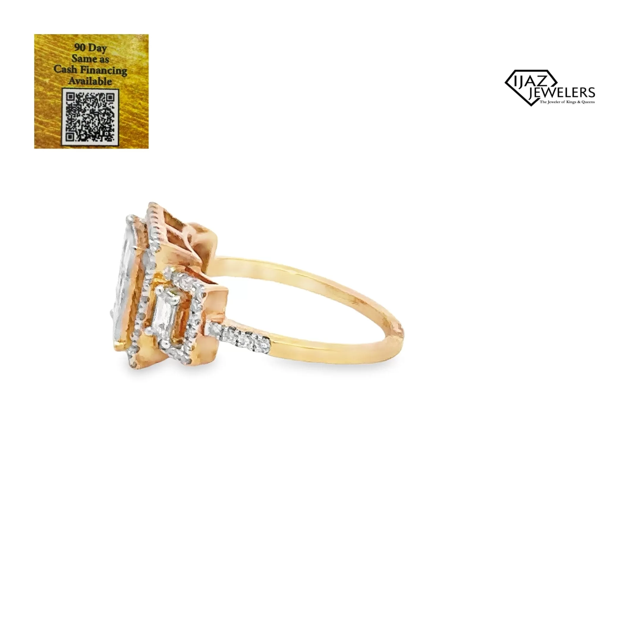 18K Gold 1.25 CTW Diamond Ring