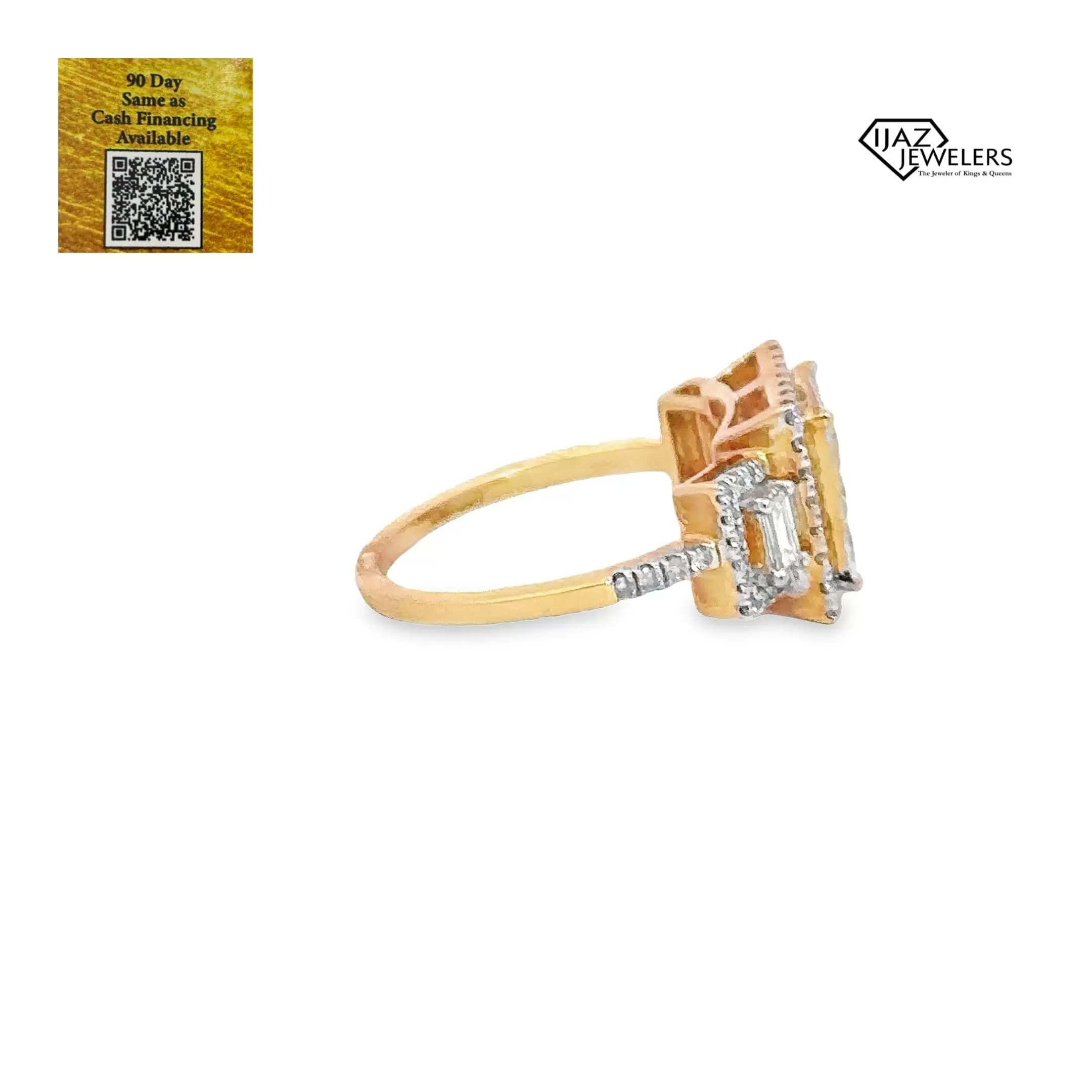 18K Gold 1.25 CTW Diamond Ring