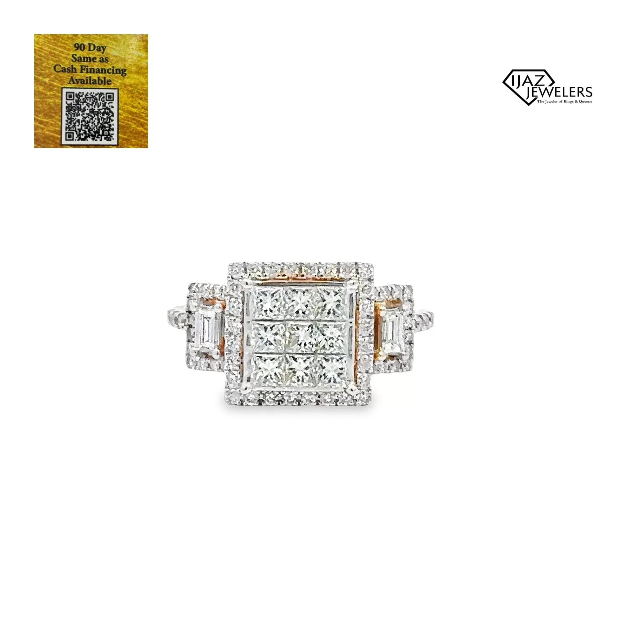 18K Gold 1.25 CTW Diamond Ring