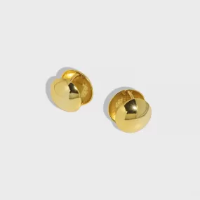 18K Gold Vermeil Alya Ball Huggies