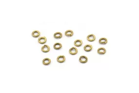 3mm Jump Ring - 500 Raw Brass Jump Rings (3x0.50mm) J001 A0359