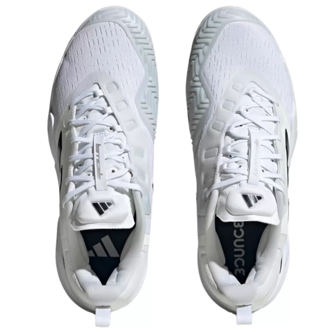 Adidas Barricade Mens Tennis Shoes - White/Black/Silver