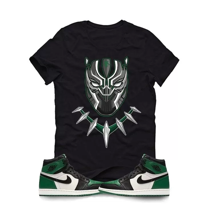 AIR JORDAN 1 RETRO HIGH OG PINE GREEN Black T (PANTHER MASK)