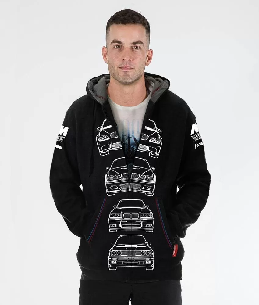 BMW M3 E92, E46, E36, E30 POWER Hoodie