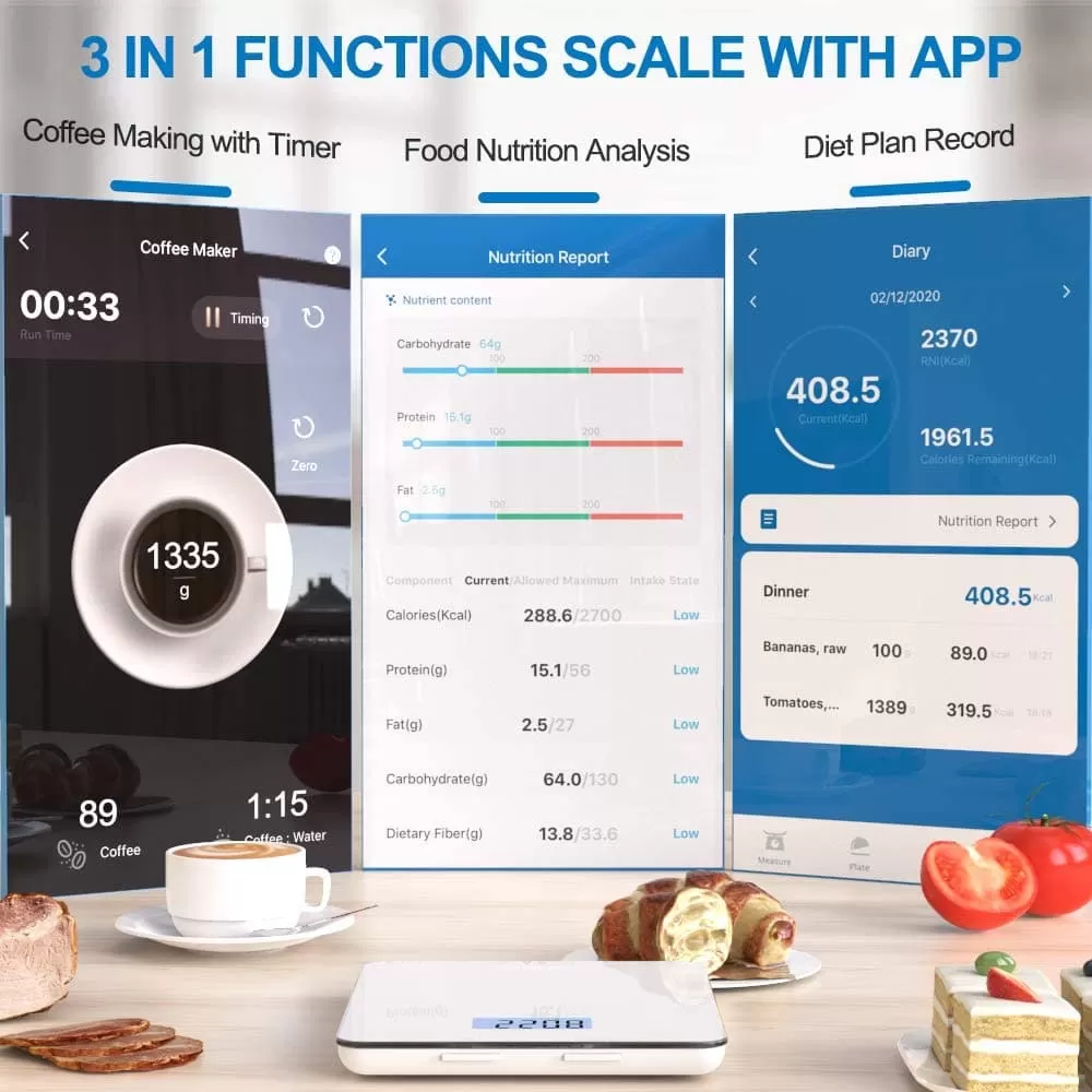 Bundle (Calibra 1 Smart Nutrition Scale and Elis 1 Smart Body Scale)