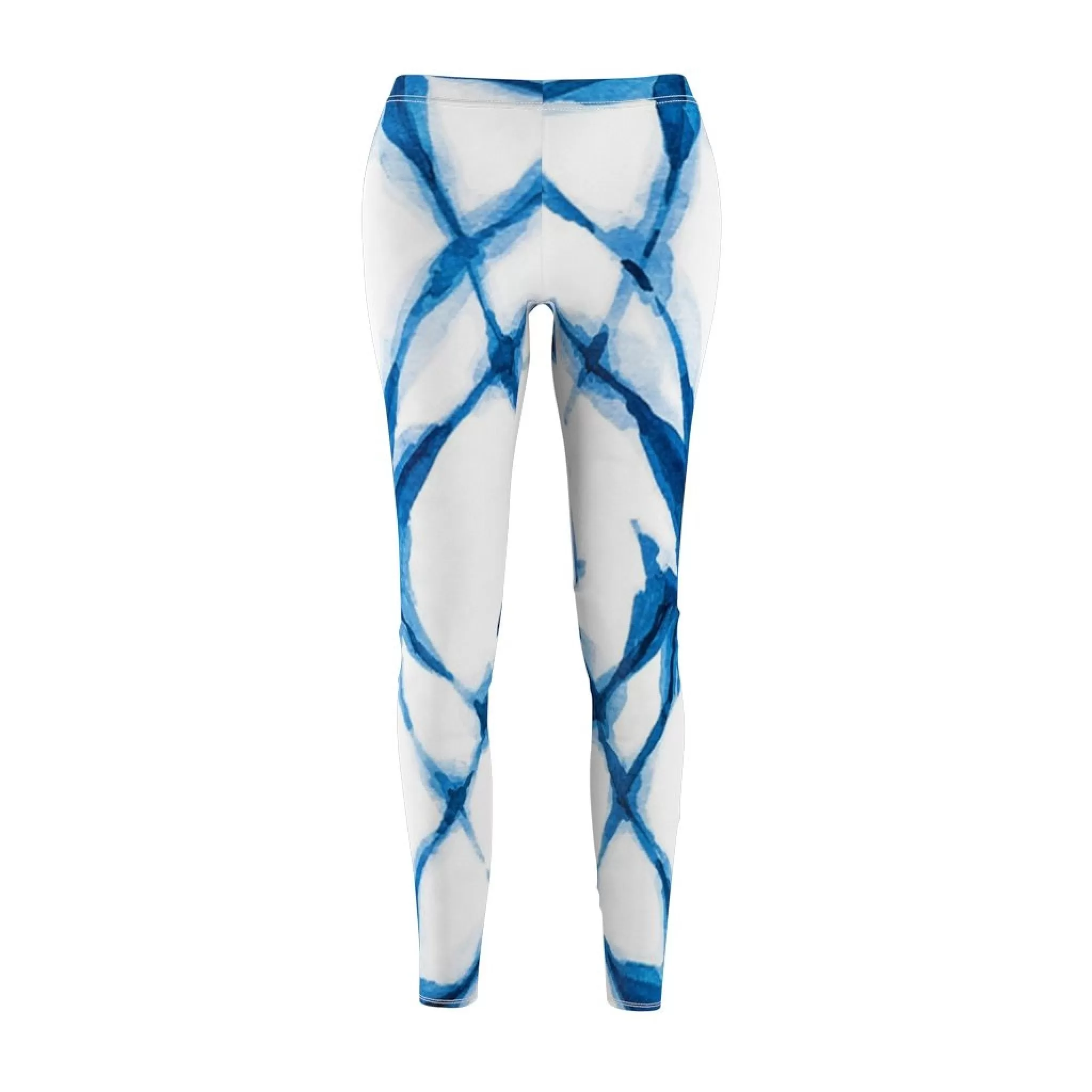 Bynelo Tie Dye Stripy Women's Casual Leggings