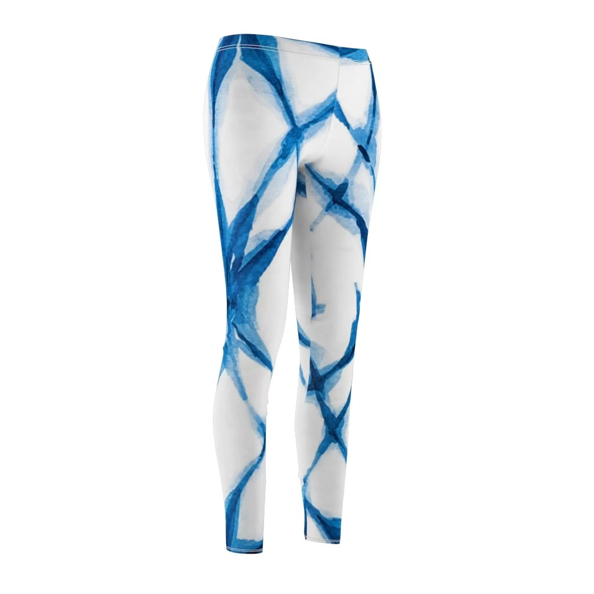 Bynelo Tie Dye Stripy Women's Casual Leggings