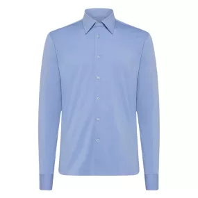 Camicia Uomo RRD Oxford Jacquard Shirt Azzurro (V11)