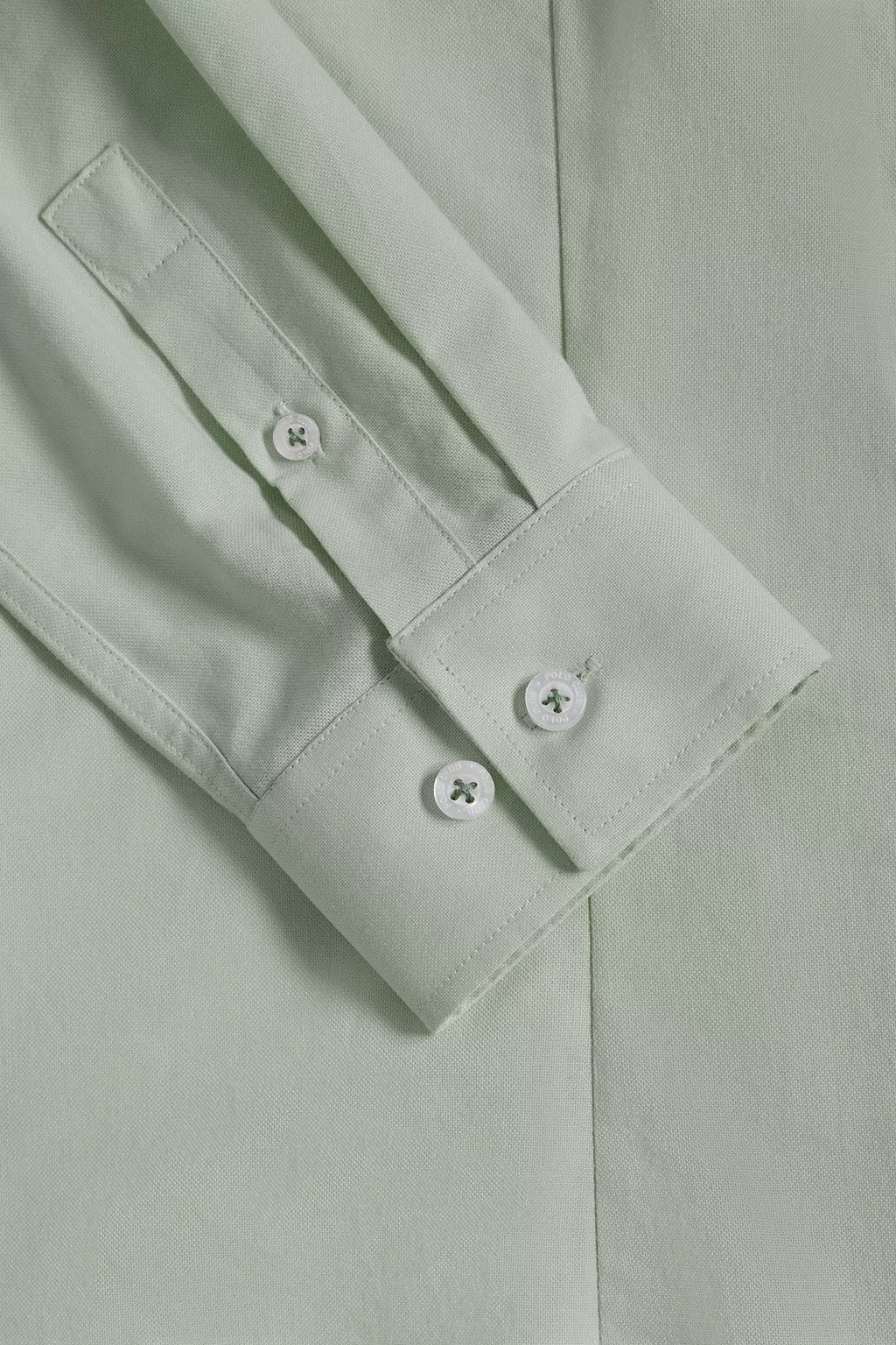 Camisa verde jade oxford Slim fit con logo Rigby Go