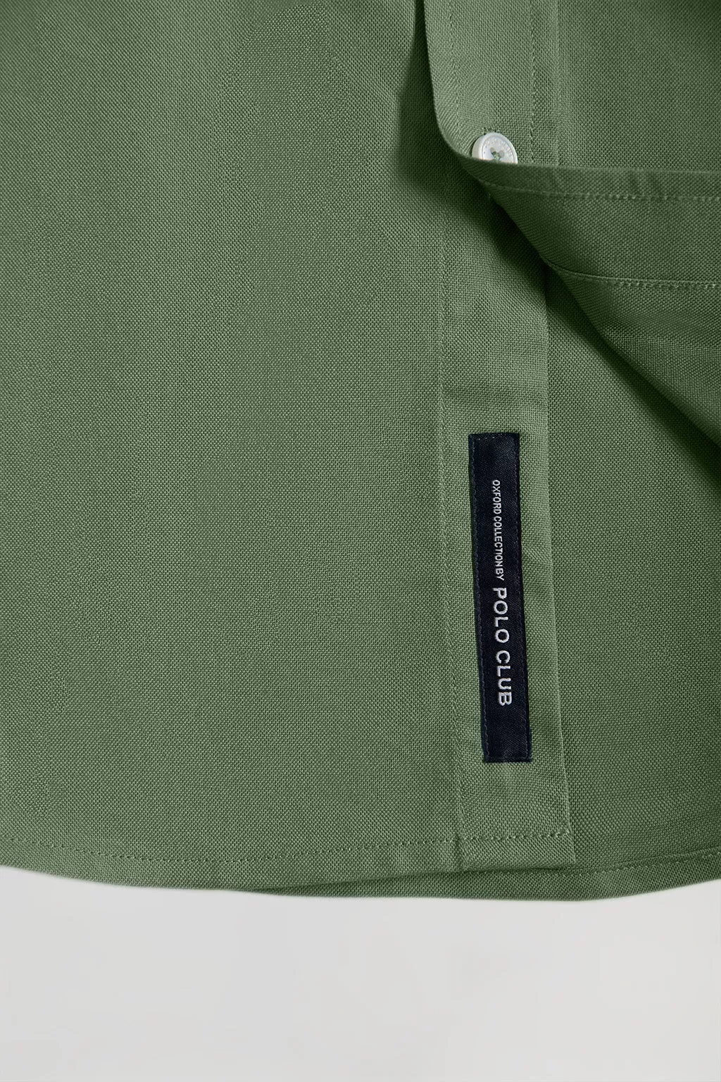 Camisa verde Oxford con logo Polo Club