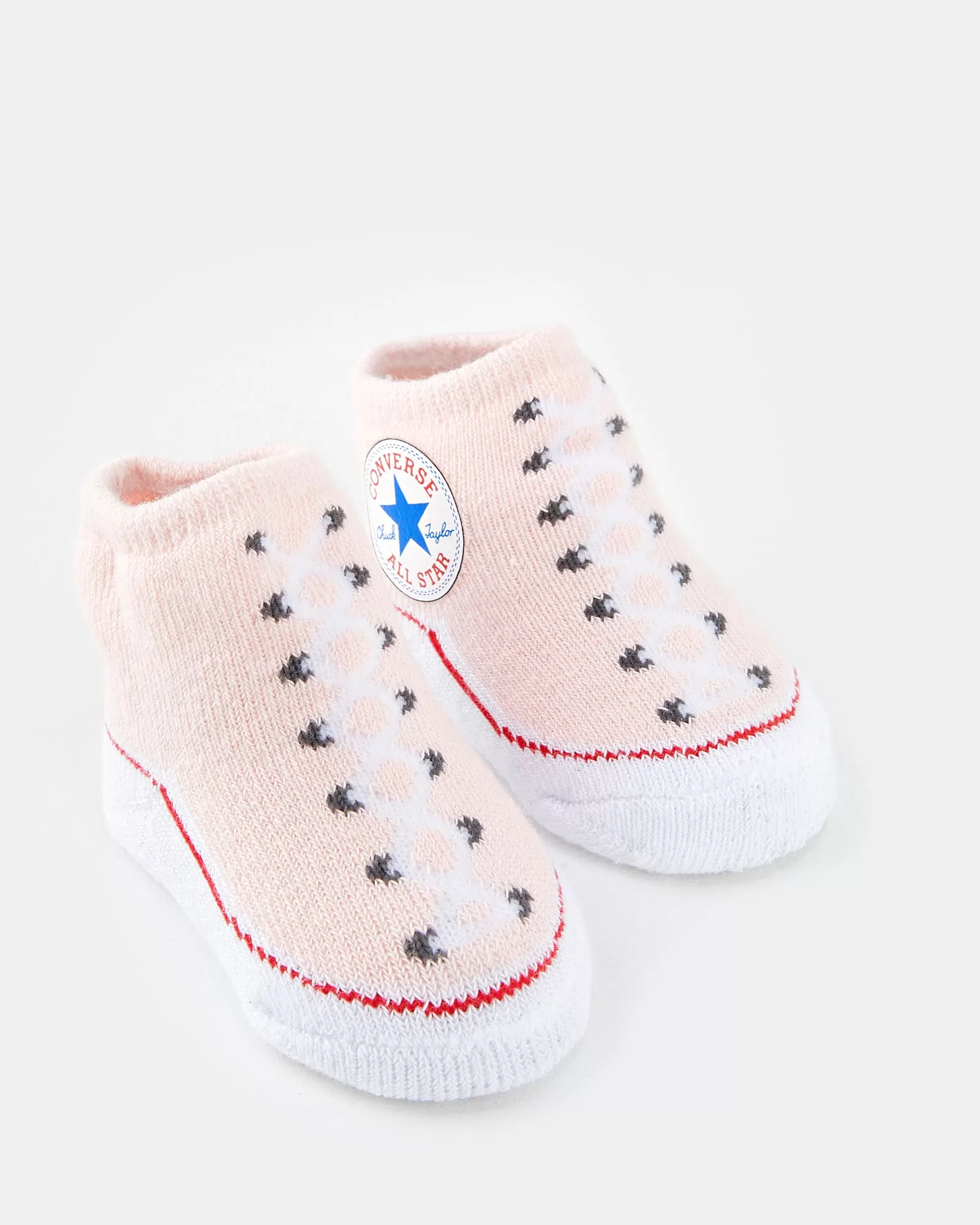 Chuck Taylor Booties 2 Pack Grey/Pink