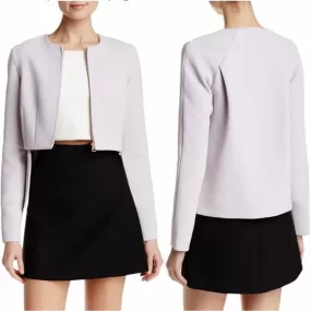 Derek Lam NWT Lilac Zip Front High Low Jacket