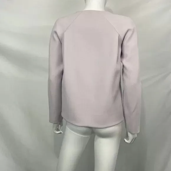 Derek Lam NWT Lilac Zip Front High Low Jacket