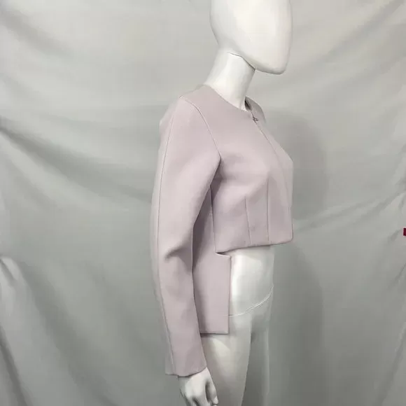 Derek Lam NWT Lilac Zip Front High Low Jacket