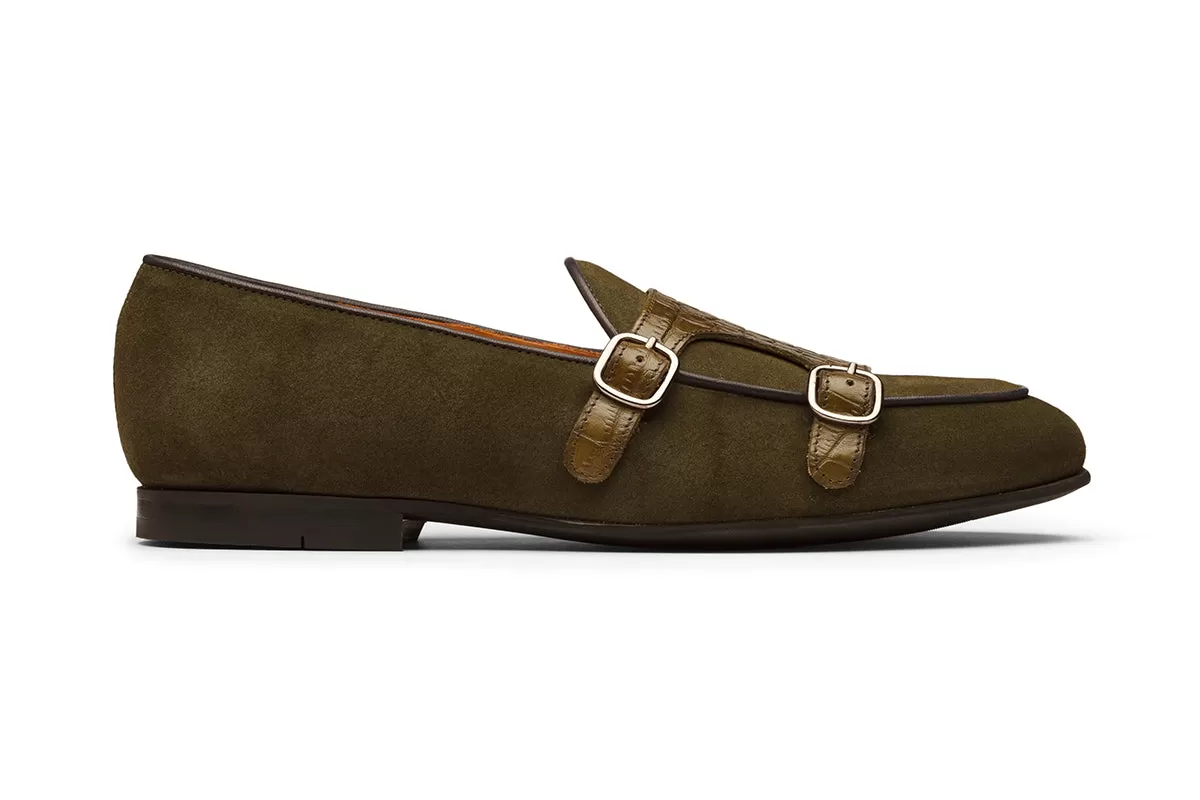 Double Strap Monk Loafers – O