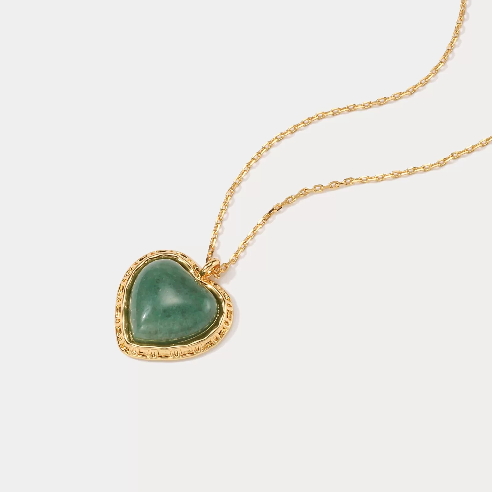 Emerald Heart Necklace