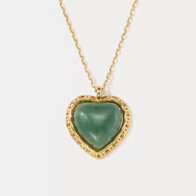 Emerald Heart Necklace