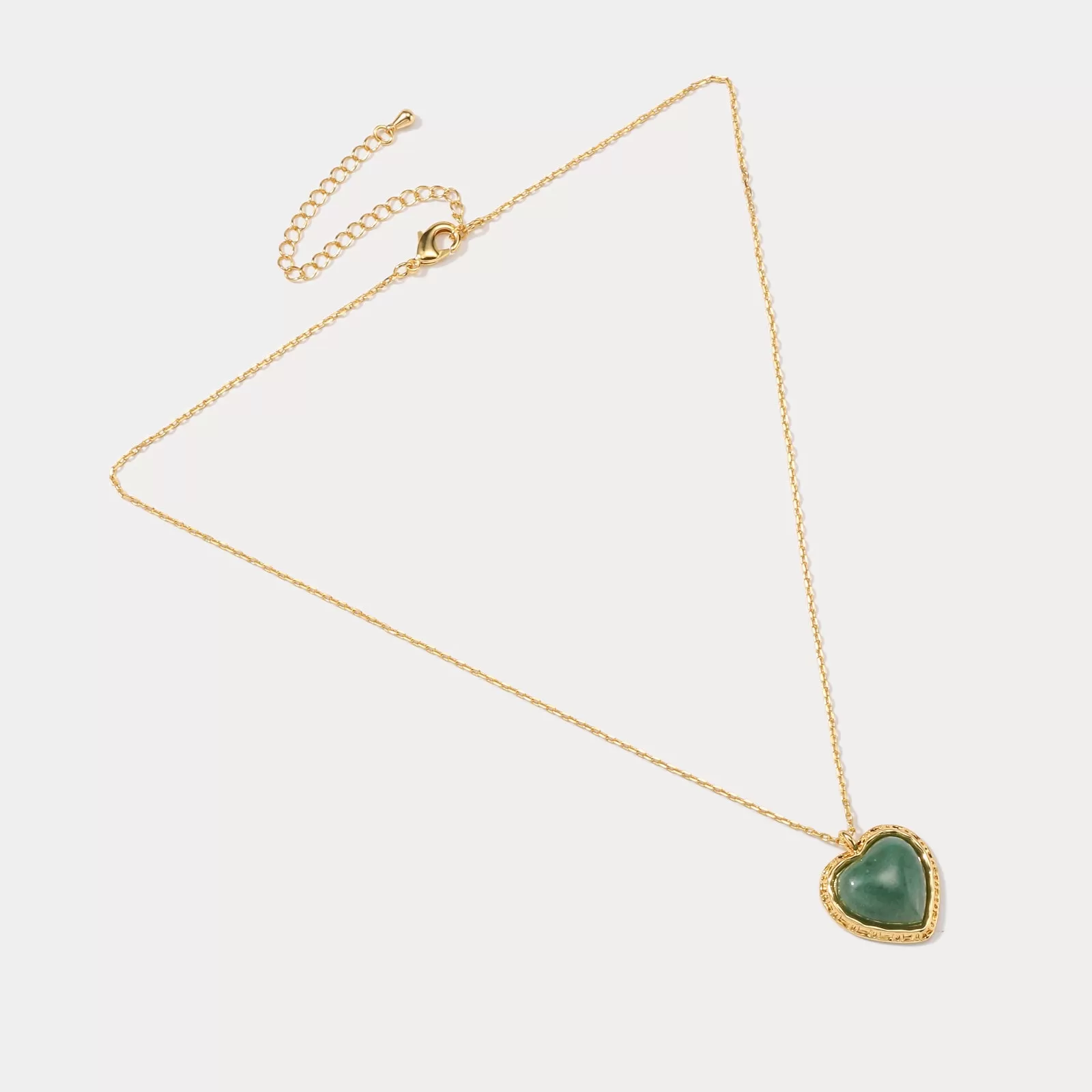 Emerald Heart Necklace