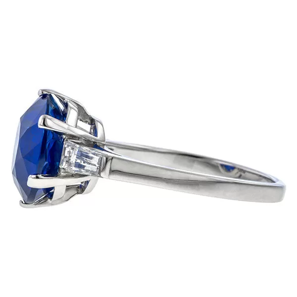 Estate Bulgari Sapphire & Diamond Ring