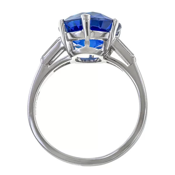 Estate Bulgari Sapphire & Diamond Ring