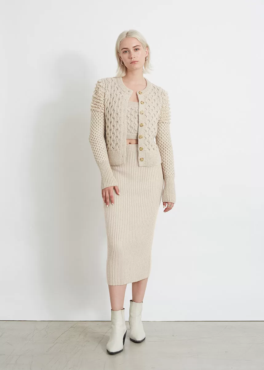 EVA SKIRT | NUDE