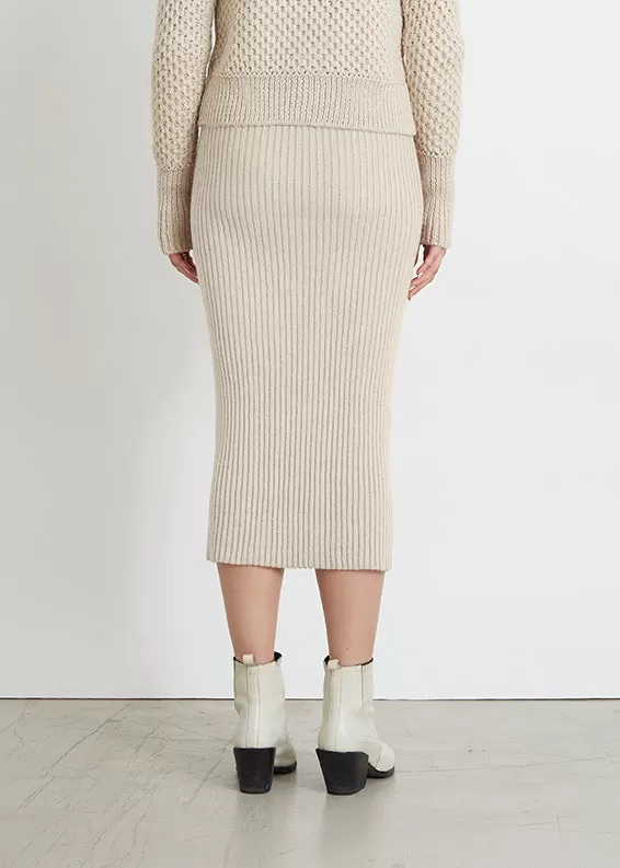 EVA SKIRT | NUDE