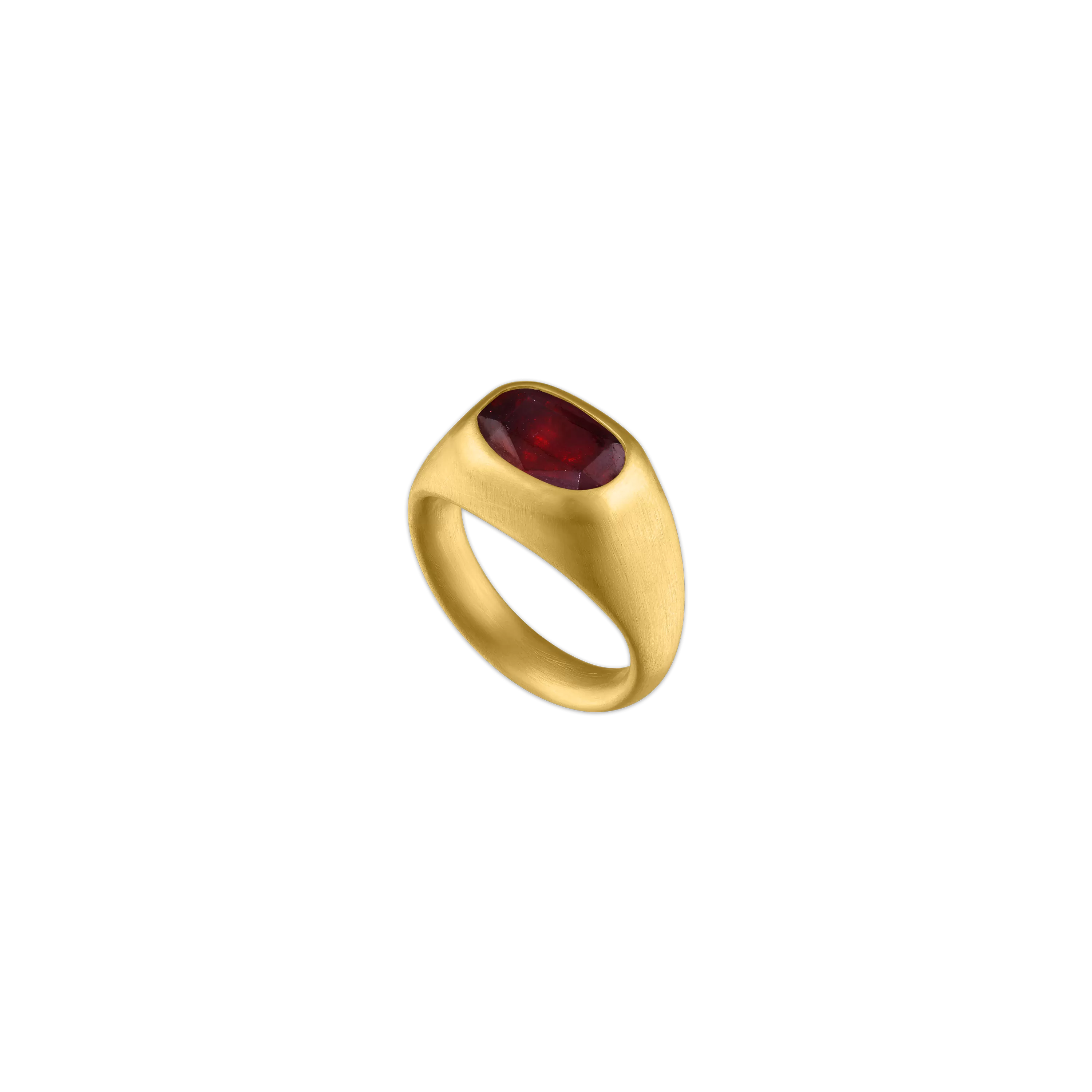 Faceted Garnet Gaea Roz Ring