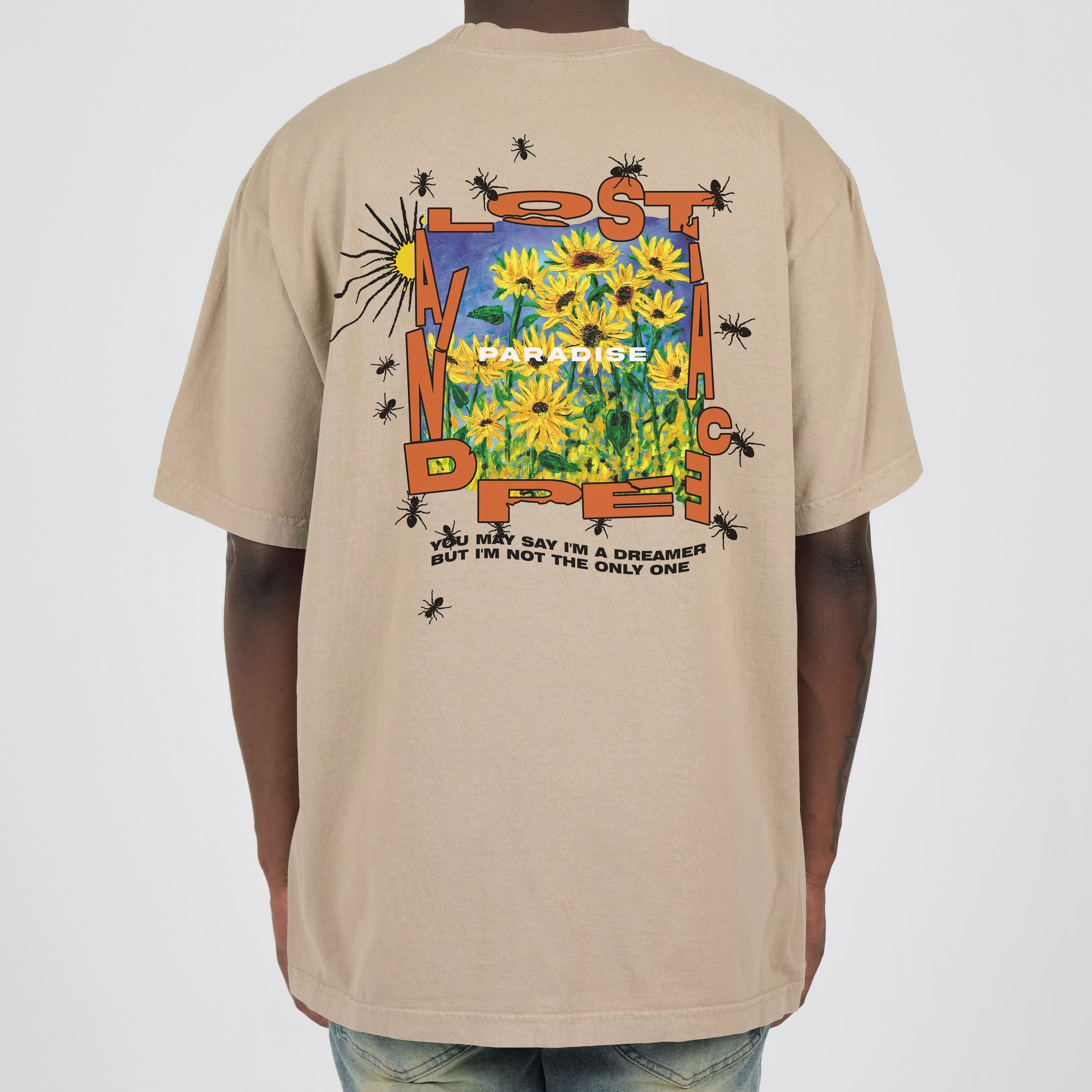 FAMILY TRAIL PREM TEE OATMEAL