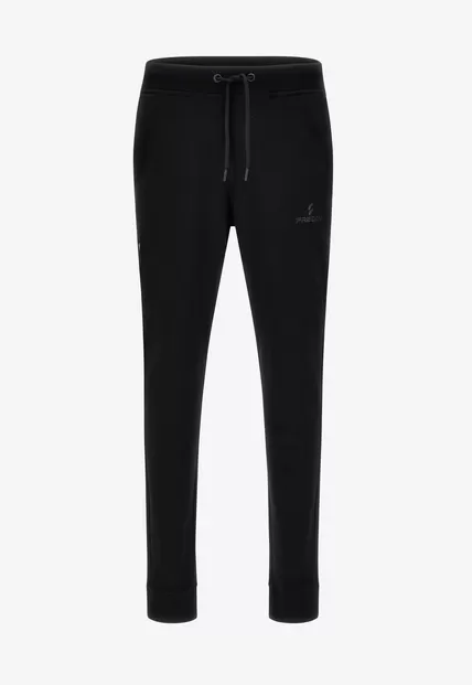 Freddy Men's sports trousers with cuff 01F0348 001 black