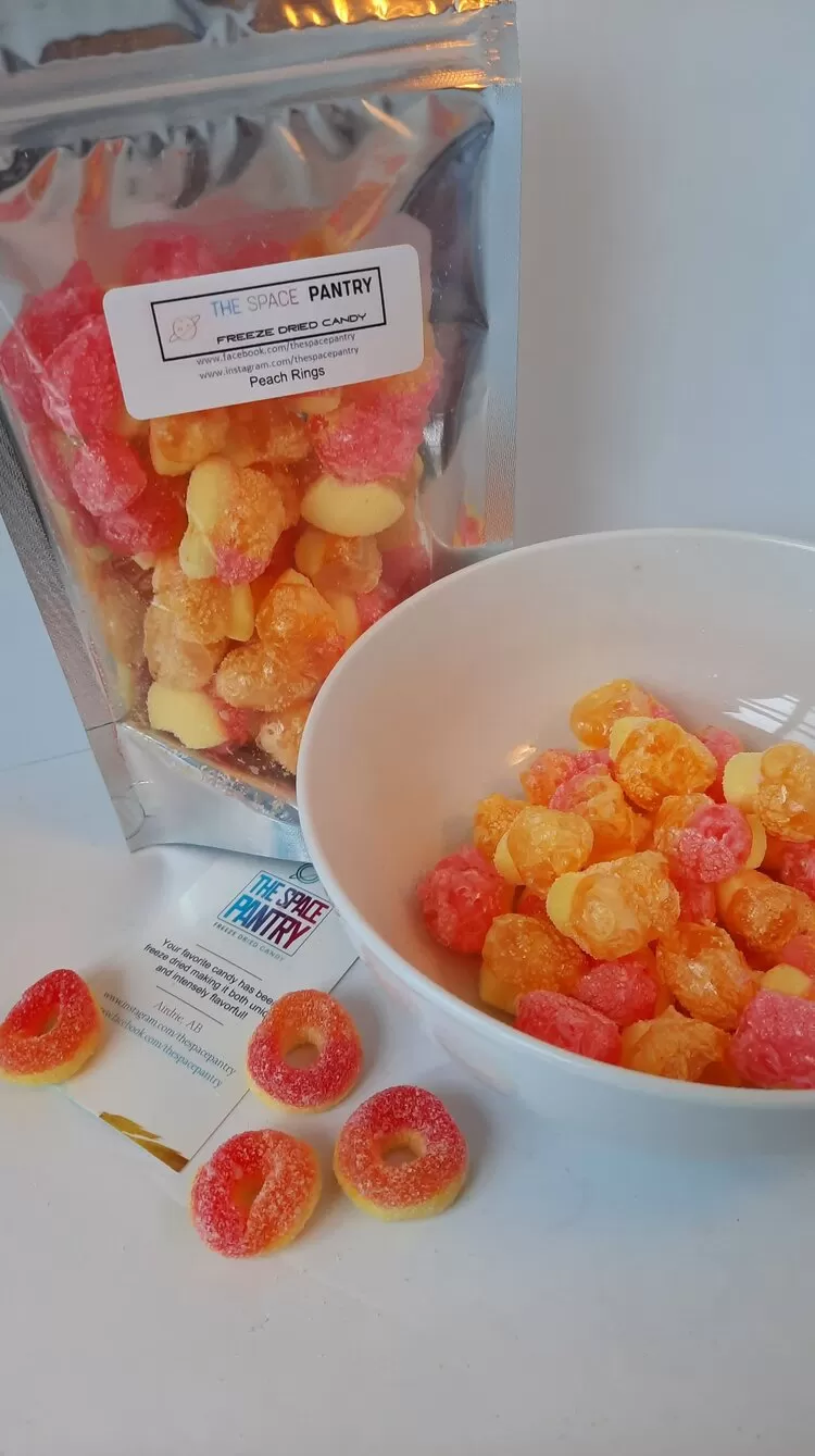 Freeze Dried Peach Rings