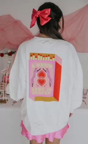 friday   saturday: burning love sweatshirt