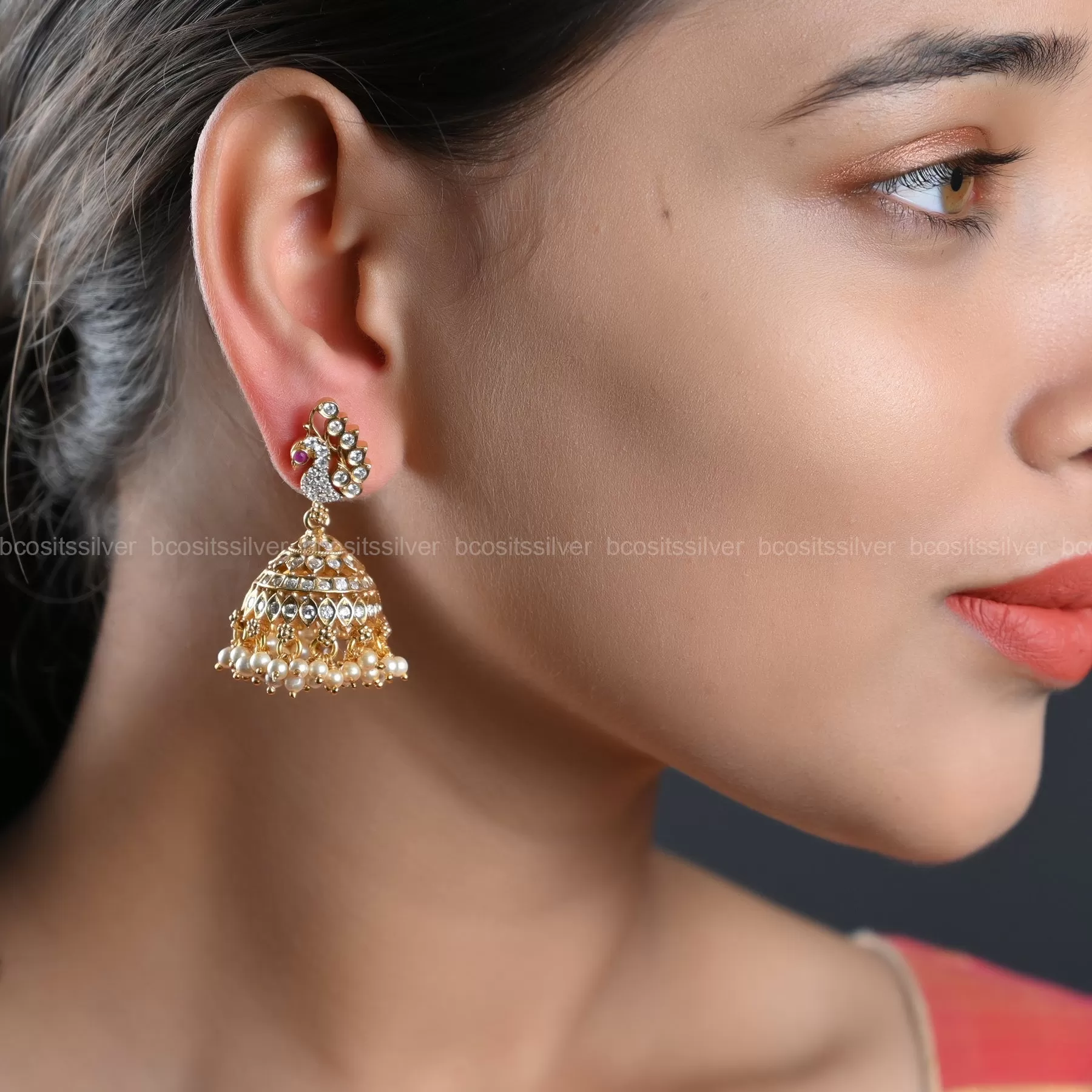 Gold Plated Jhumka - 1062