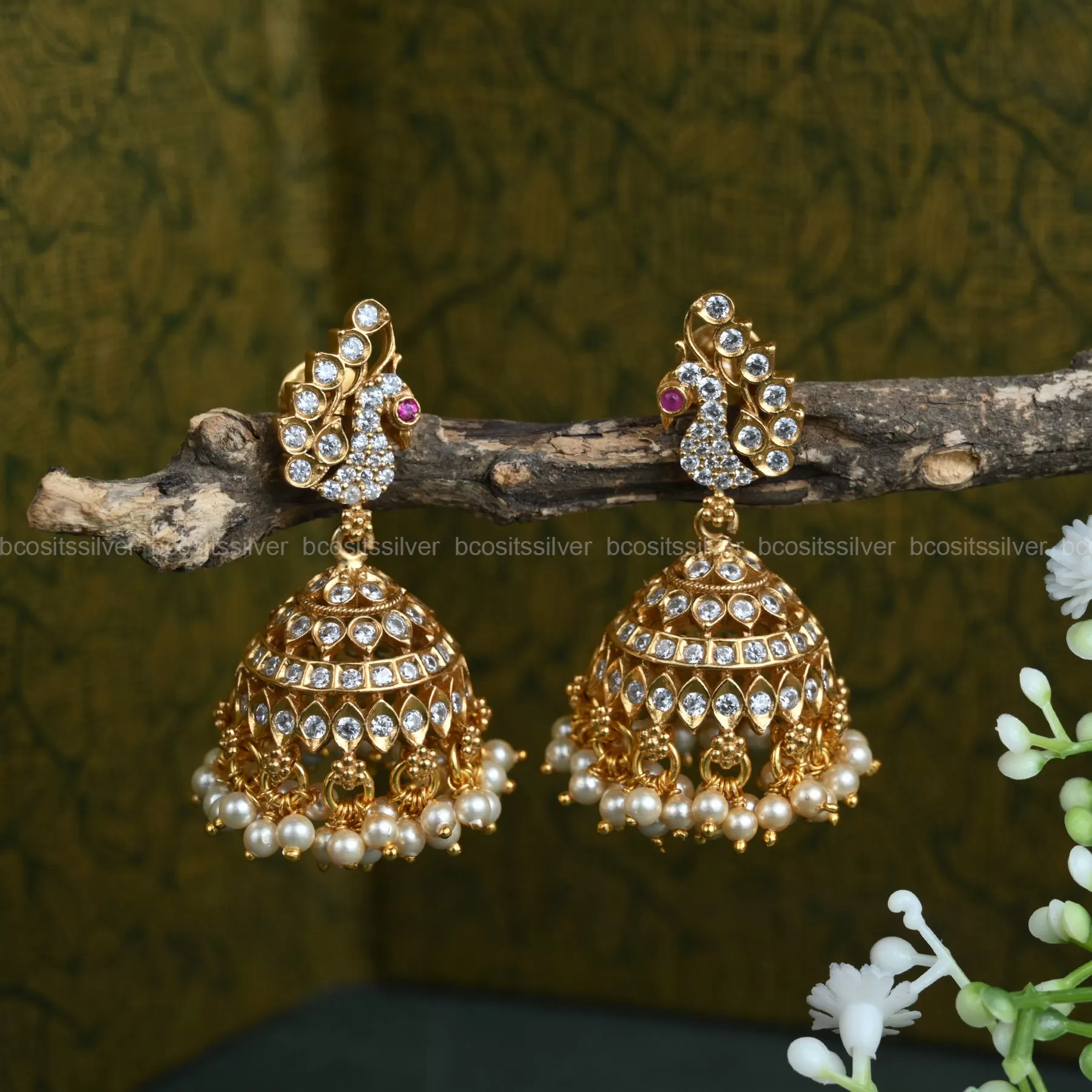 Gold Plated Jhumka - 1062