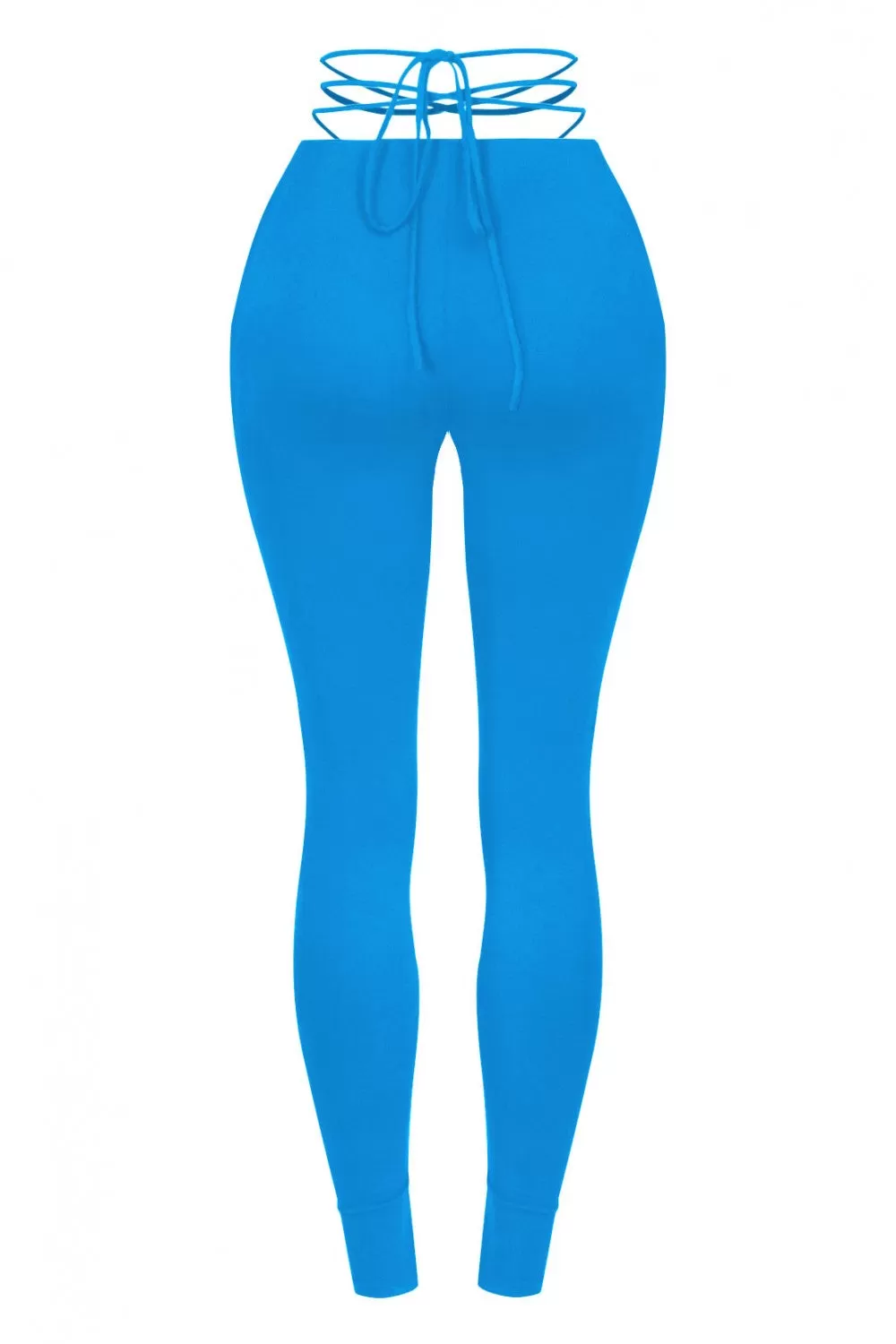 Head In The Cloud Low Rise Waist Tie Leggings