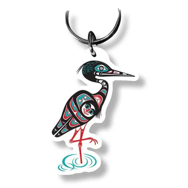 Heron - Formline Key Ring