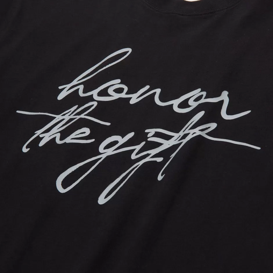 HTG SCRIPT TEE BLACK