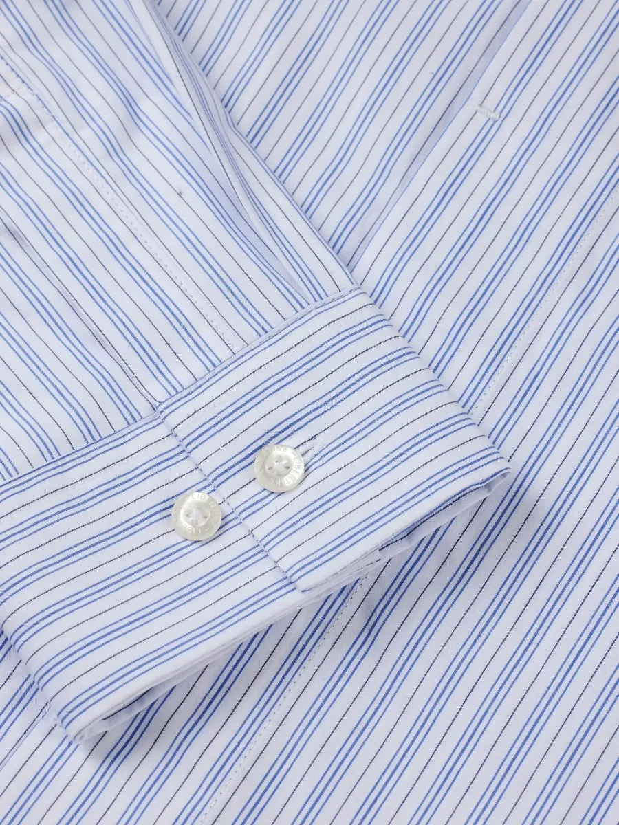 Libertine Domain 3430 Shirts light Blue Stripe