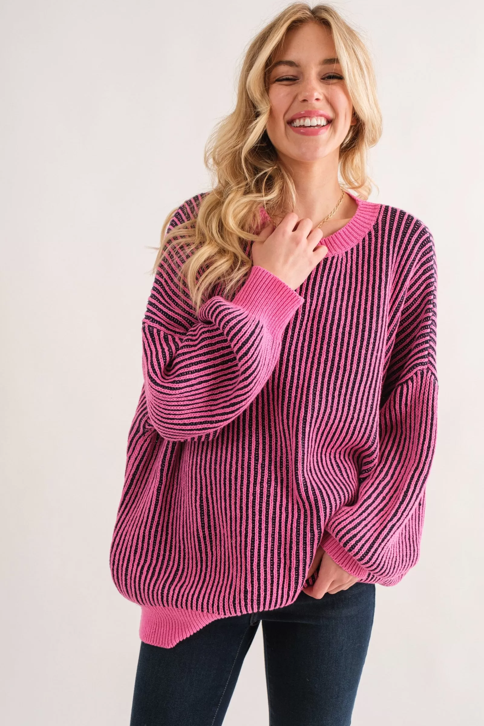 Life is Your Creation Ribbed Sweater