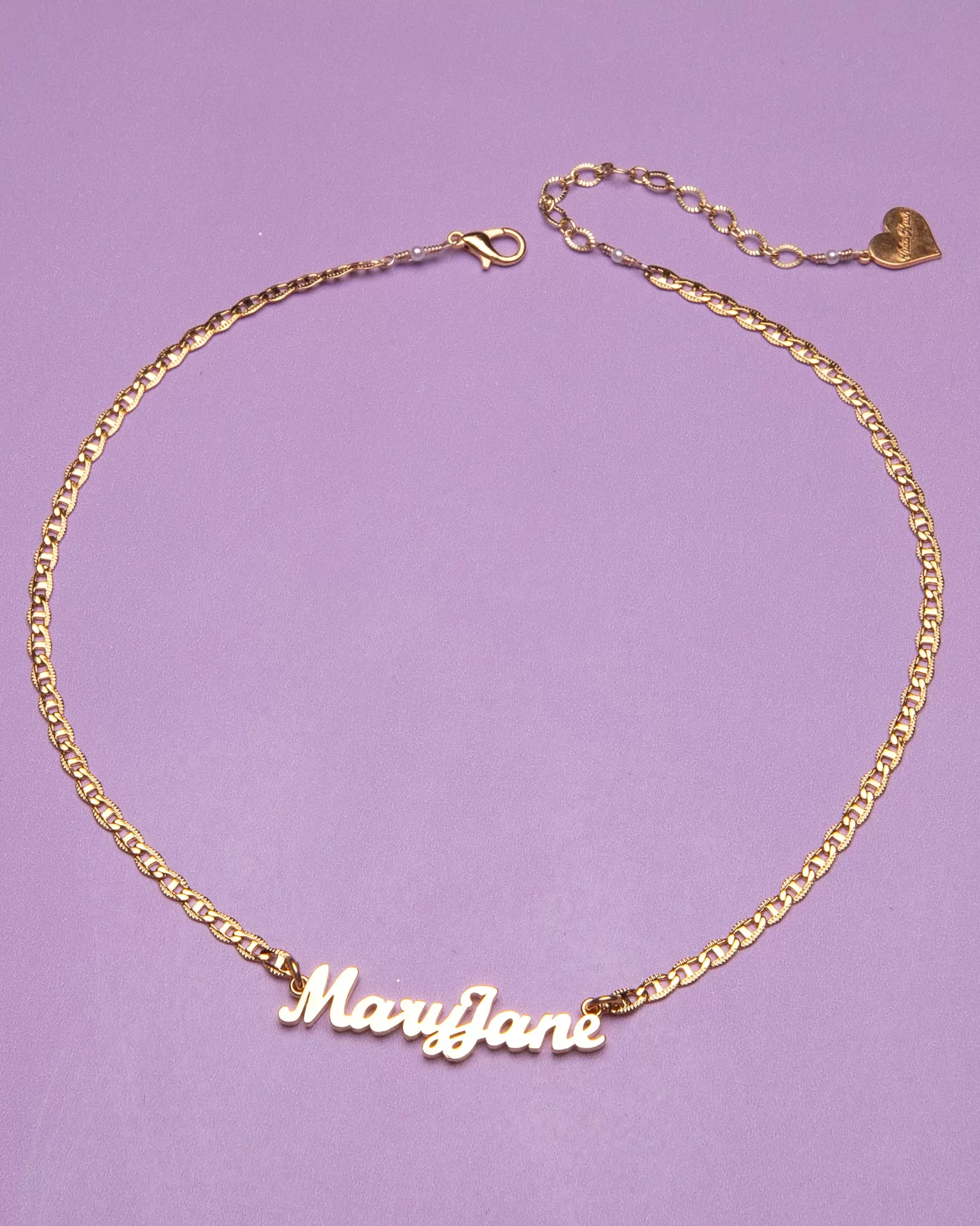 Mary Jane 2.0 Nameplate Necklace