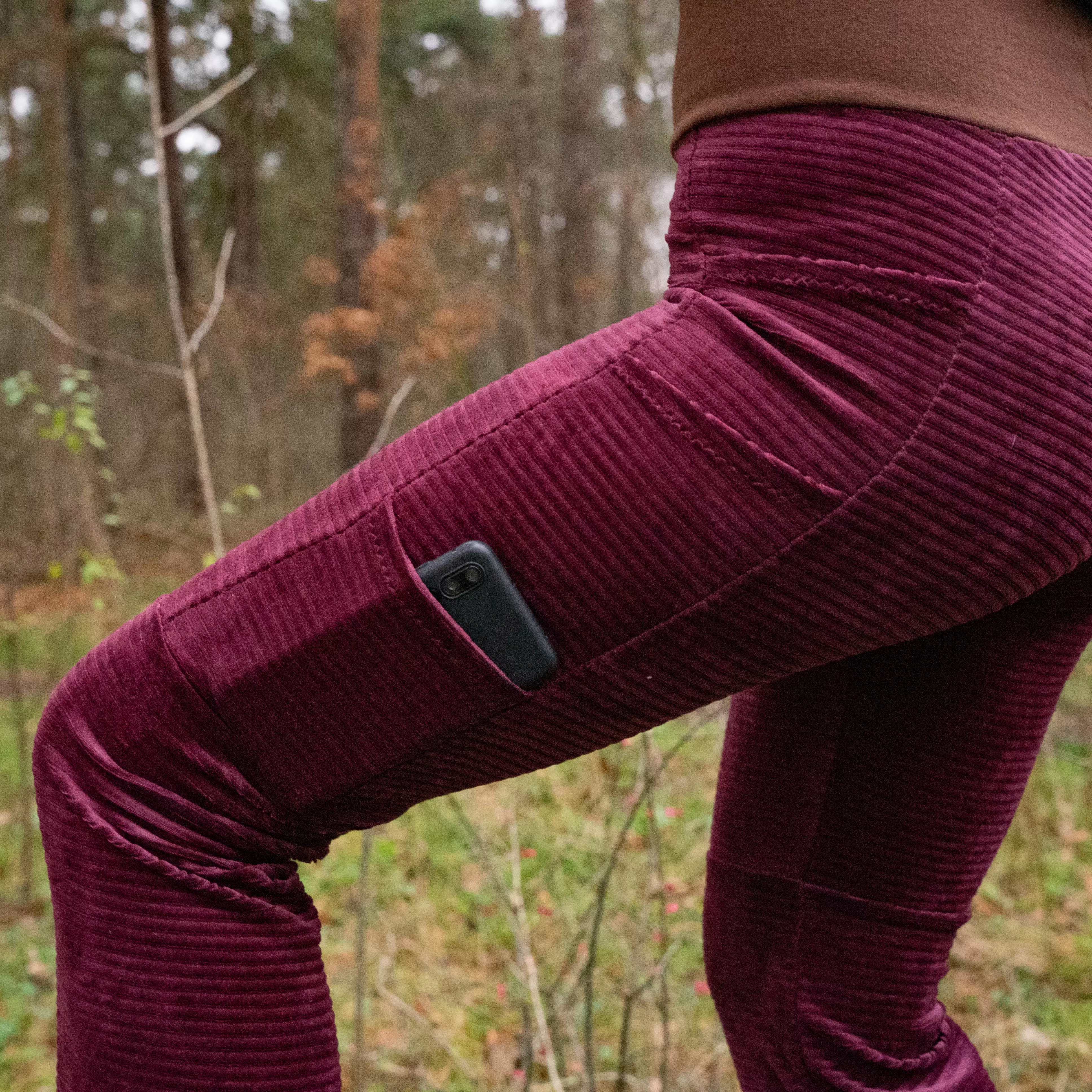 MTO: Leggings mit Taschen - Feincord