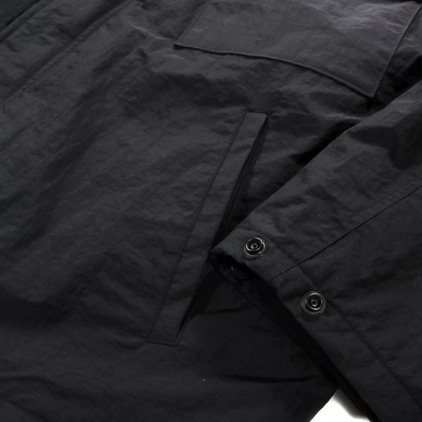 NEEDLES C.P. JACKET NYLON RIPSTOP BLACK