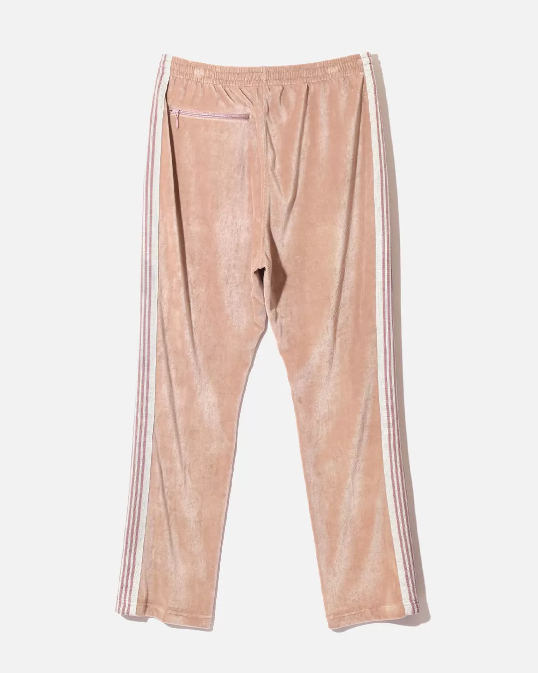 Needles Narrow Track Pant - C/Pe Velour - Old Rose