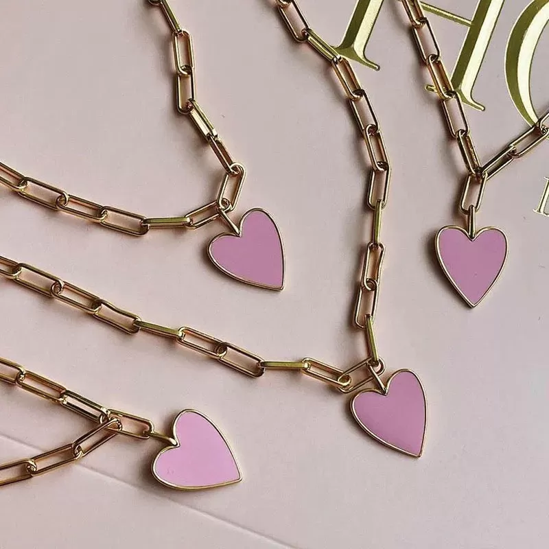 Paperclip Heart Necklace